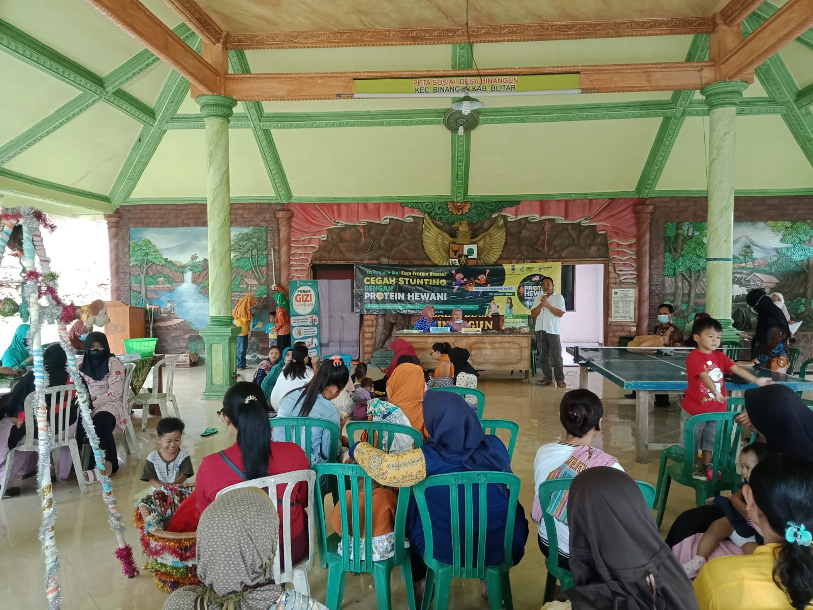 Peringatan Hari Gizi Nasional : Cegah Stunting di Desa Binangun Kabupaten Blitar dengan Konsumsi Protein Hewani