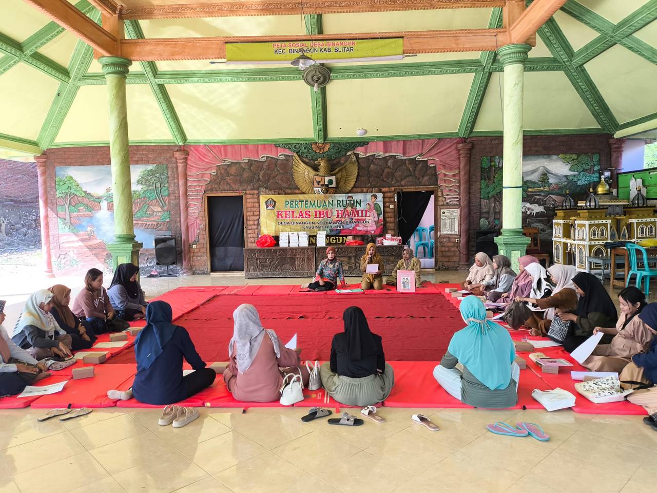 PERTEMUAN RUTIN KELAS IBU HAMIL DESA BINANGUN, TINGKATKAN PENGETAHUAN CALON IBU TENTANG KEHAMILAN SEHAT