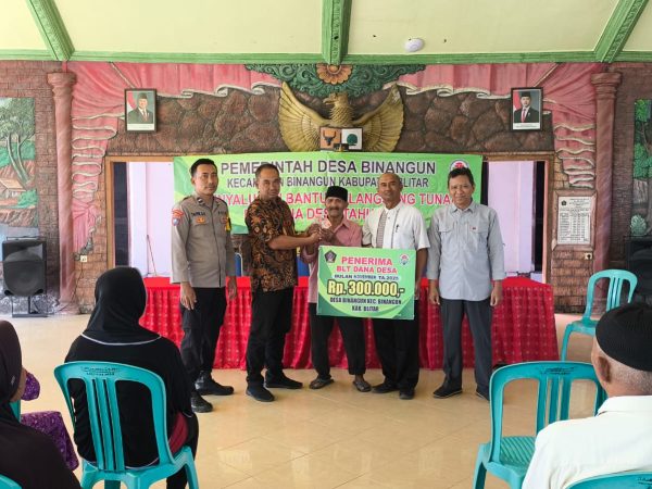 Penyaluran BLT Dana Desa Bulan November Tahun 2025 di Desa Binangun