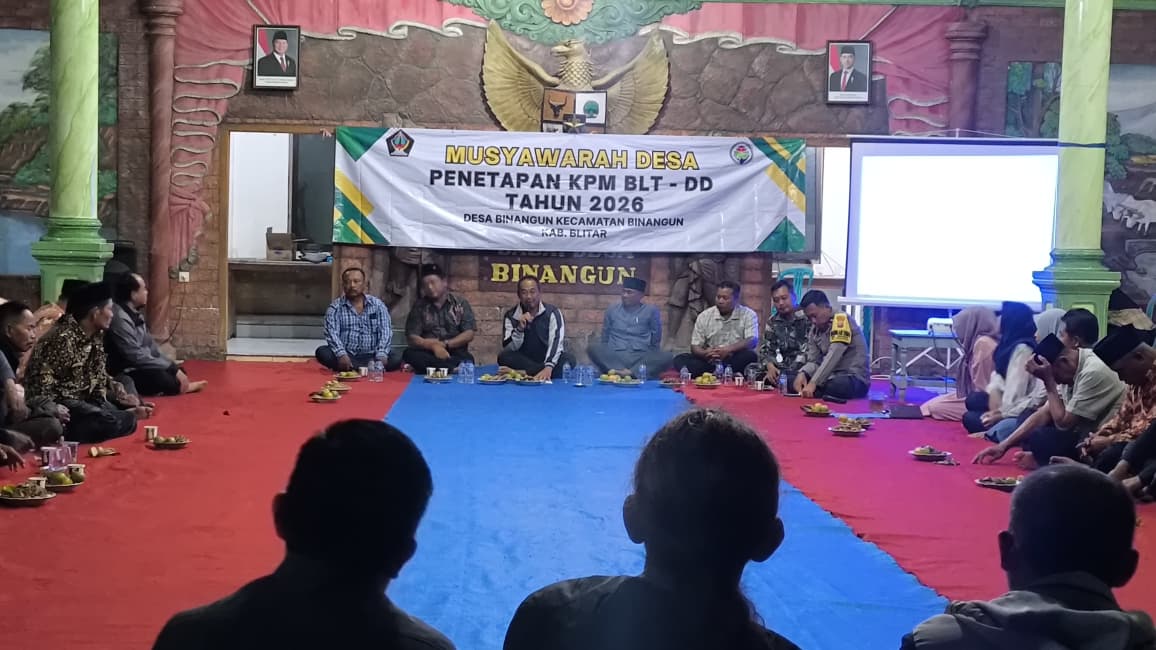 Musyawarah Desa Penetapan KPM BLT-DD Tahun 2026 Desa Binangun